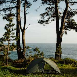 There are several places to set up camp on the property, with the opportunity for multiple tents to be set up.