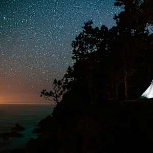 Imagine yourself camping cliffside on this property with only the sound of the ocean lulling you into a calm state of peace. From the view, to host, Ben, everything lends itself to relaxation and ease.