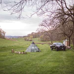 campsites are located throughout the valley