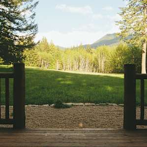 View from the cabin