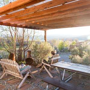 Baja's private outdoor area.