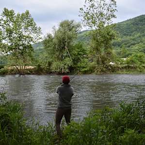 Casting out!