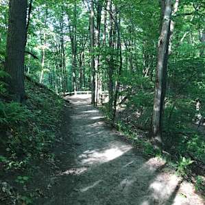 some trails are ADA accessible, while others have fun uphill climbs .