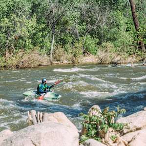 Kayak in the river
