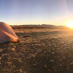 Sunset in Balmorhea.
