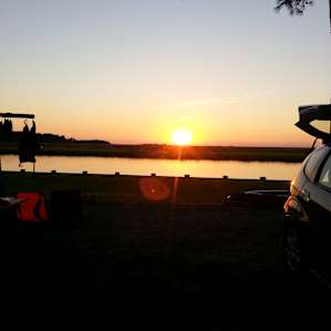 Great campsites, right on the inlet river leading out to the ocean.
