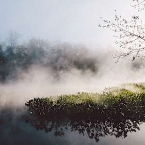 Warm water and cold air makes for beautiful mornings. It's definitely worth bundling up and getting out there early.