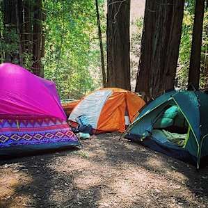 Girls gone camping!