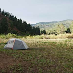 Site 13 on the very edge of camp.