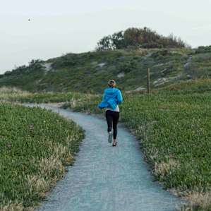 Almost there!! Just over these dunes is a mesmerizing beach scene
