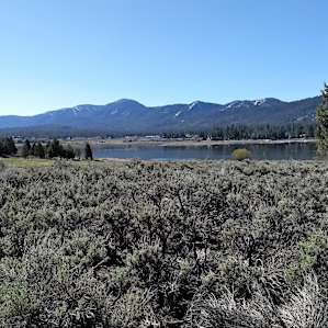A view from along the Alpine Pedal Path which connects to Serrano Campground