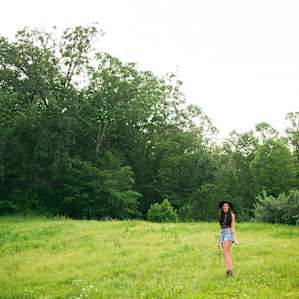Getting "lost" in this beautiful field. The rain over the past few days gave it so much life and in return gave us life!
