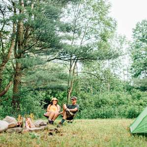 tent forest people