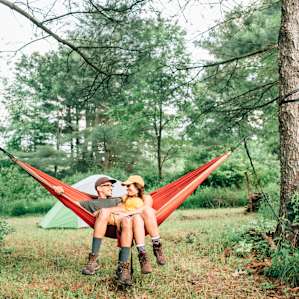 tent forest people