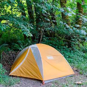 One of three tent sites.