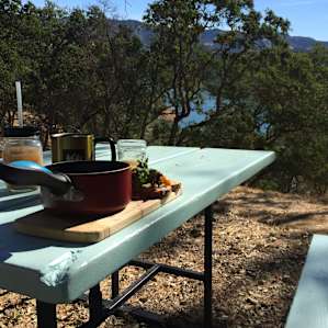 Breakfast with a view...
