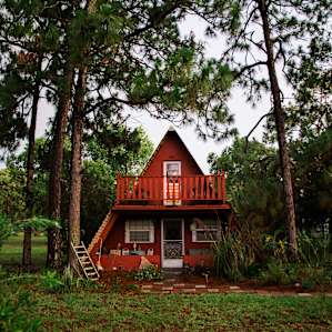 There's also an A-Frame cabin available if needed. but regardless it was neat to take in.