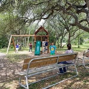 This is the park at the brewery in goliad they also have a nature trail games and live music!