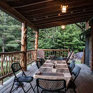 Outdoor dining at its finest