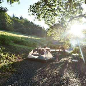 When the sun is able to reach down into the valley of Woodbury Meadows the site is gorgeous.