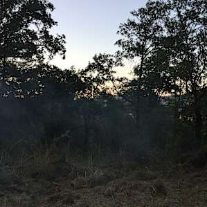 evening view from Campsite 5/Scorpion rock