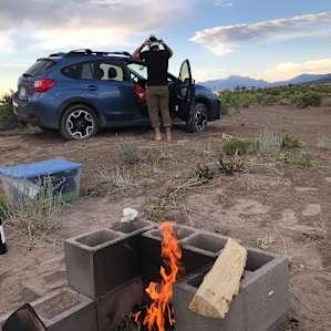 Awesome spot for a campfire ready to go for you.