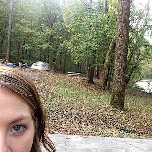 The campsites are spacious and offer plenty of privacy.