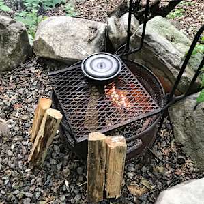 dinner on the firepit