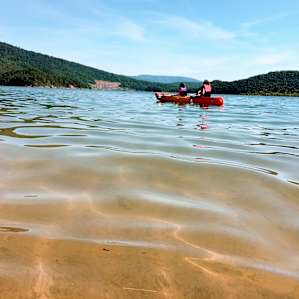 Beautiful lake water.