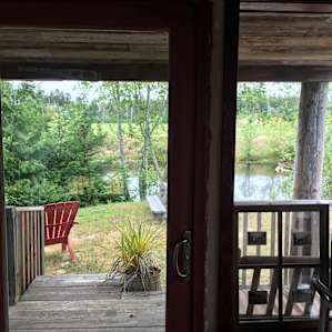 view from cottage