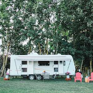 The exterior of the camper