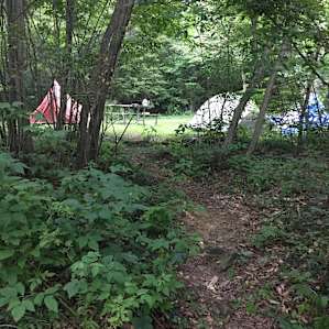 Here's the path from the reservoir, looking toward site 61.