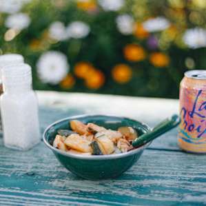 beautiful spot to eat in the garden