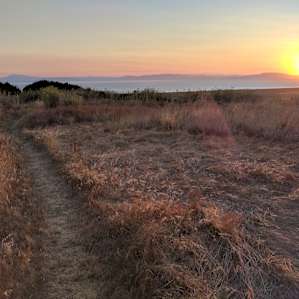 Top of Mare Island during sunset