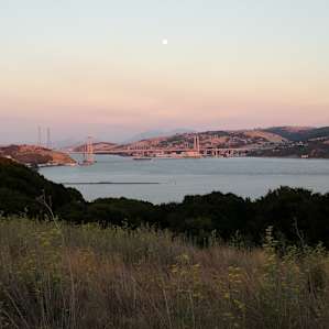 Top of Mare Island during sunset