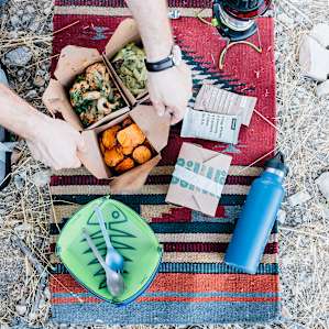 No open fires allowed here–bring prepared foods or your camp stove set up!