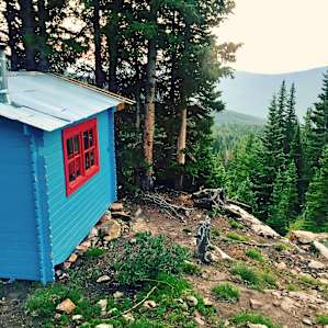 Modern Backcountry Cabin.