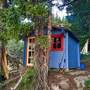 Modern Backcountry Cabin.