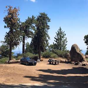Campsite #6 - I thought it was the most private and spacious campsite with the best view. It turns out that the Ranger agreed!