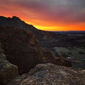 Early spring Misery Ridge Summit Sunrise
