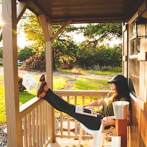 Front porch loungin' is the best loungin'.