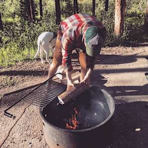 We went in August so the days were warm, but the evenings still got enough chill in the air to make you want to snuggle up to the campfire.