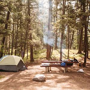 Sunrise at camp