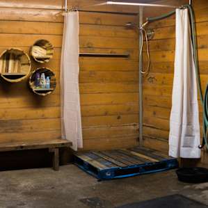 Showers for campers! How adorable!!