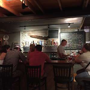 Inside the taphouse