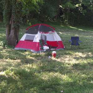 Nice shady spot for camping
