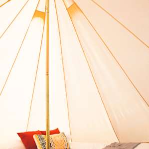lodging canvas tent