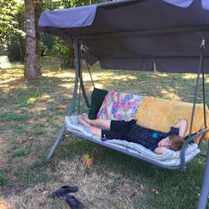 And plenty of room for everybody to have a little bit of alone time.
Perfection.