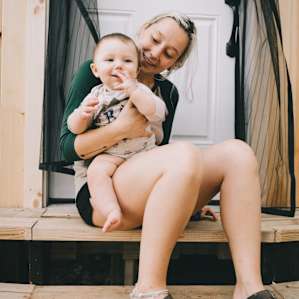 people yurt family