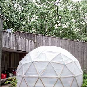 This dome is the coolest! Apparently there is a vortex inside!